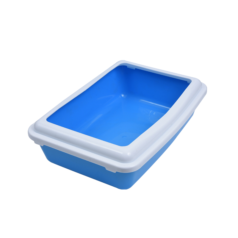 Semi-clausa parva Cat Litter Box sine Cover Pet Cat Toilet